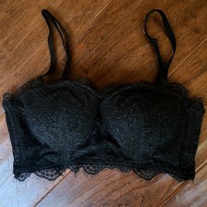 VS Pink Lace Convertible Bandeau Bralette - NWOT